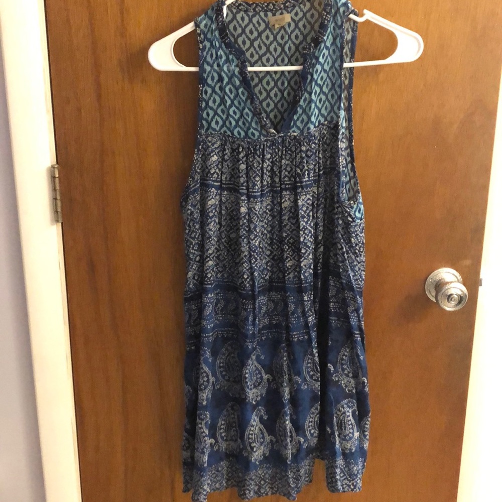 Blue Ecote dress from urban outfitters